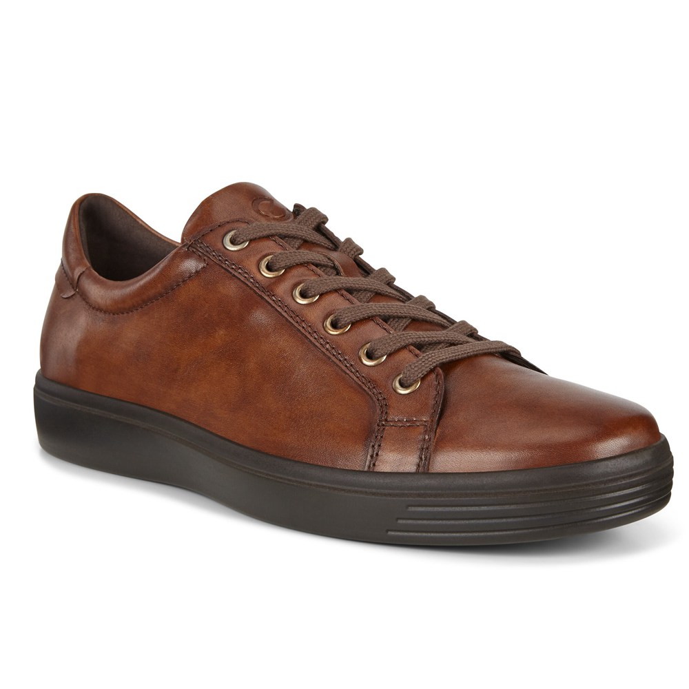 Tenis Hombre - ECCO Soft Classic - Marrom - EXO495860